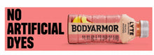 BODYARMOR Lyte bottle with 'No artificial dyes' claim and silver cap
