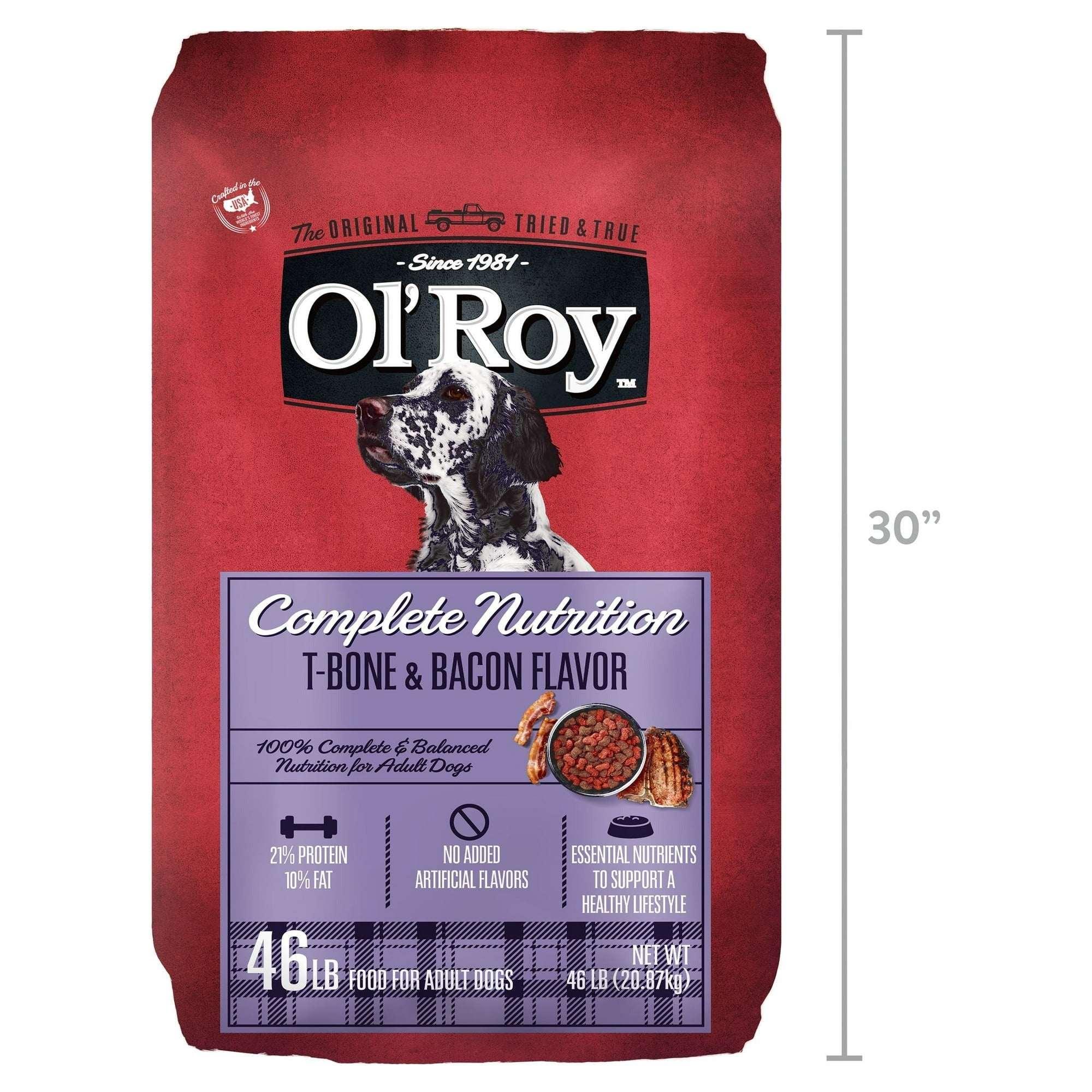 Ol' Roy Complete Nutrition T-Bone & Bacon Flavor Dry Dog Food