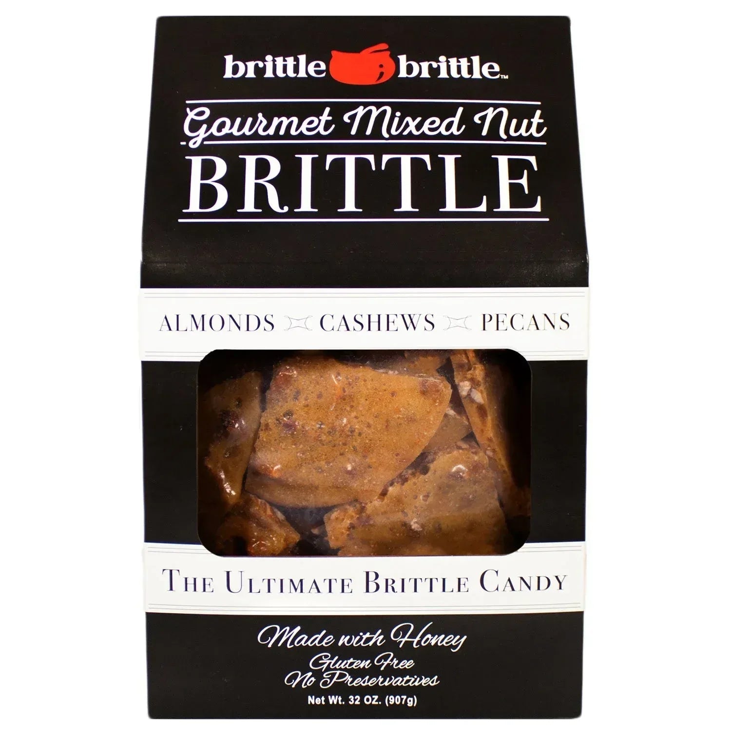brittle-brittle Gourmet Mixed Nut Brittle, 32 oz.