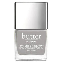 butter LONDON Mini Patent Shine 10x nail lacquer, taupe gray shade bottle