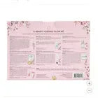 7-piece K-Beauty Youthful Glow set back panel with product info and steps