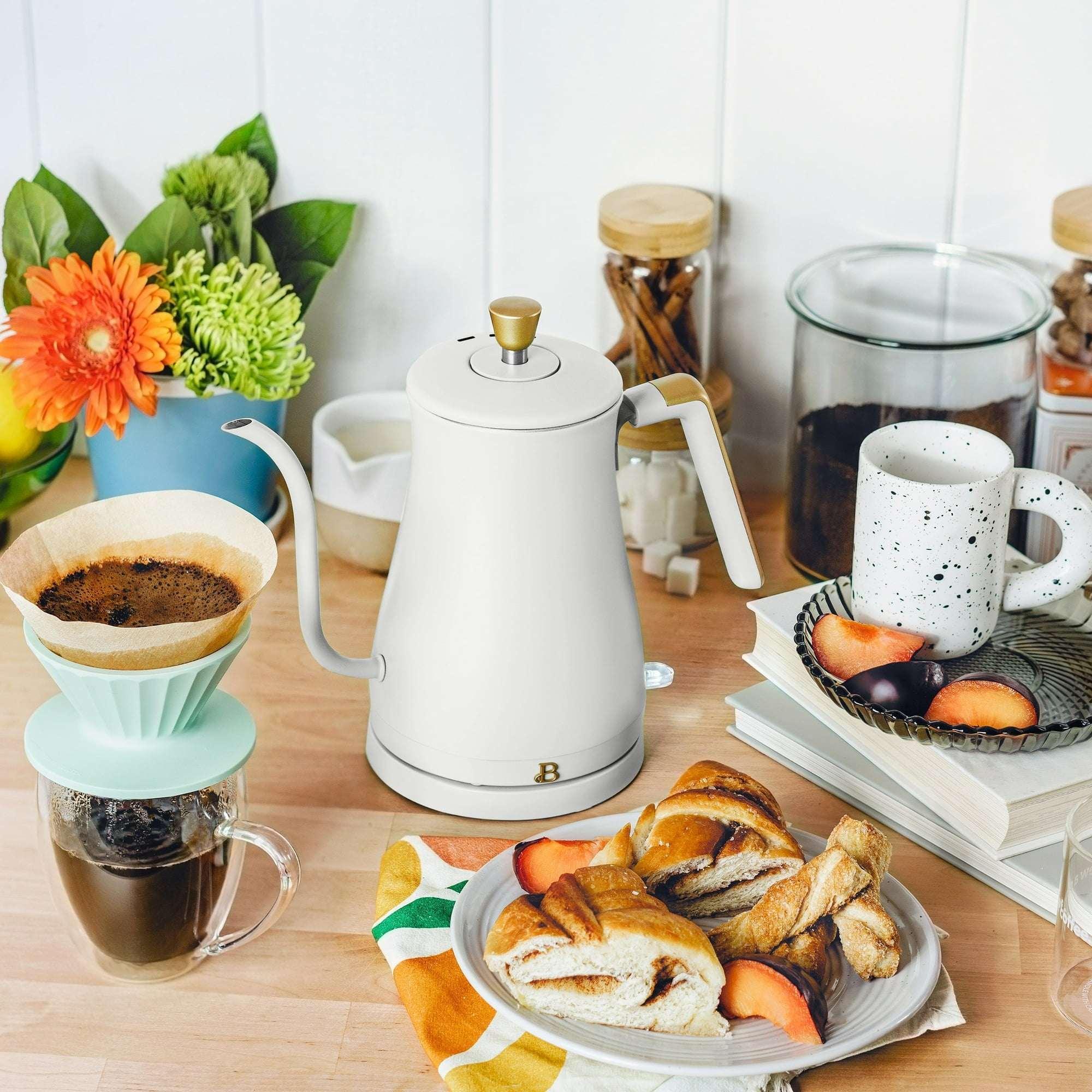 Beautiful 1-Liter Electric Gooseneck Kettle 1200 W, by Drew Barrymore