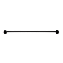 Mainstays 24-inch Square Wall Mount Towel Bar Matte Black Finish with Hardware