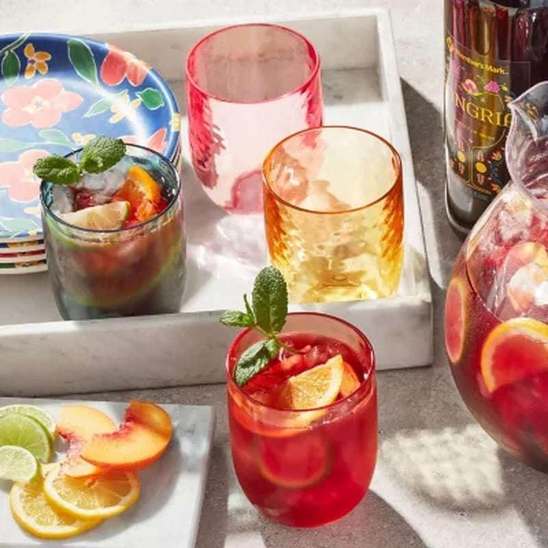 Member'S Mark Shatterproof 8-Piece Stemless Set (Assorted Colors)