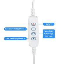 Lamp control switch with on/off and warm light and cool light buttons