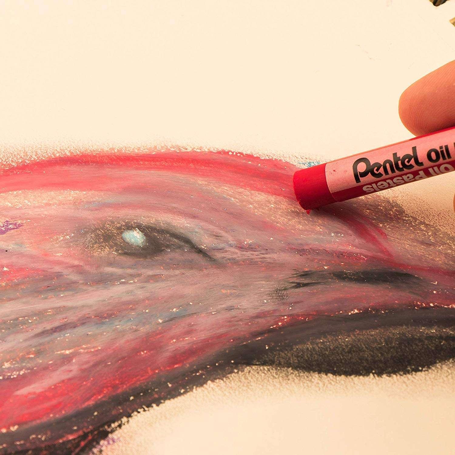 Pentel Oil Pastel 50-Color Set