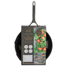 Retail box for non-stick fry pan with black speckled finish