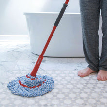 MicroTwist MAX microfiber mop head on light tile floor