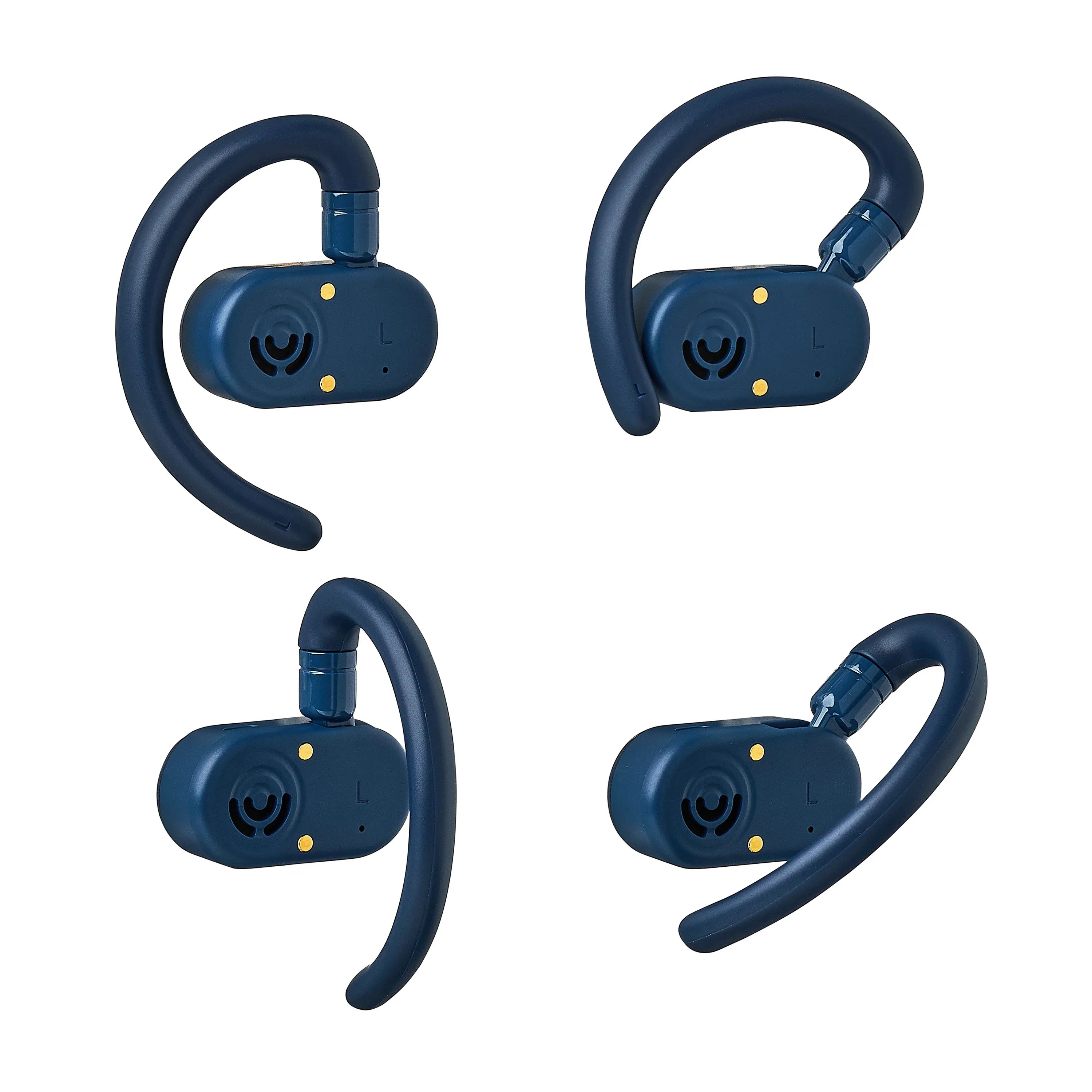onn Wireless Open-Ear Earphones with Environmental Noise Canceling Microphones, Blue