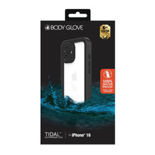 Body Glove waterproof phone case retail package for iPhone 16 with black case