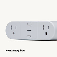 Safety 1st Dual Smart Outlet, White, Toddler