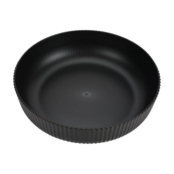 (4 pack) Mainstays - Black Eco-Friendly Recycled Plastic Dinner Bowl, 43-Ounce