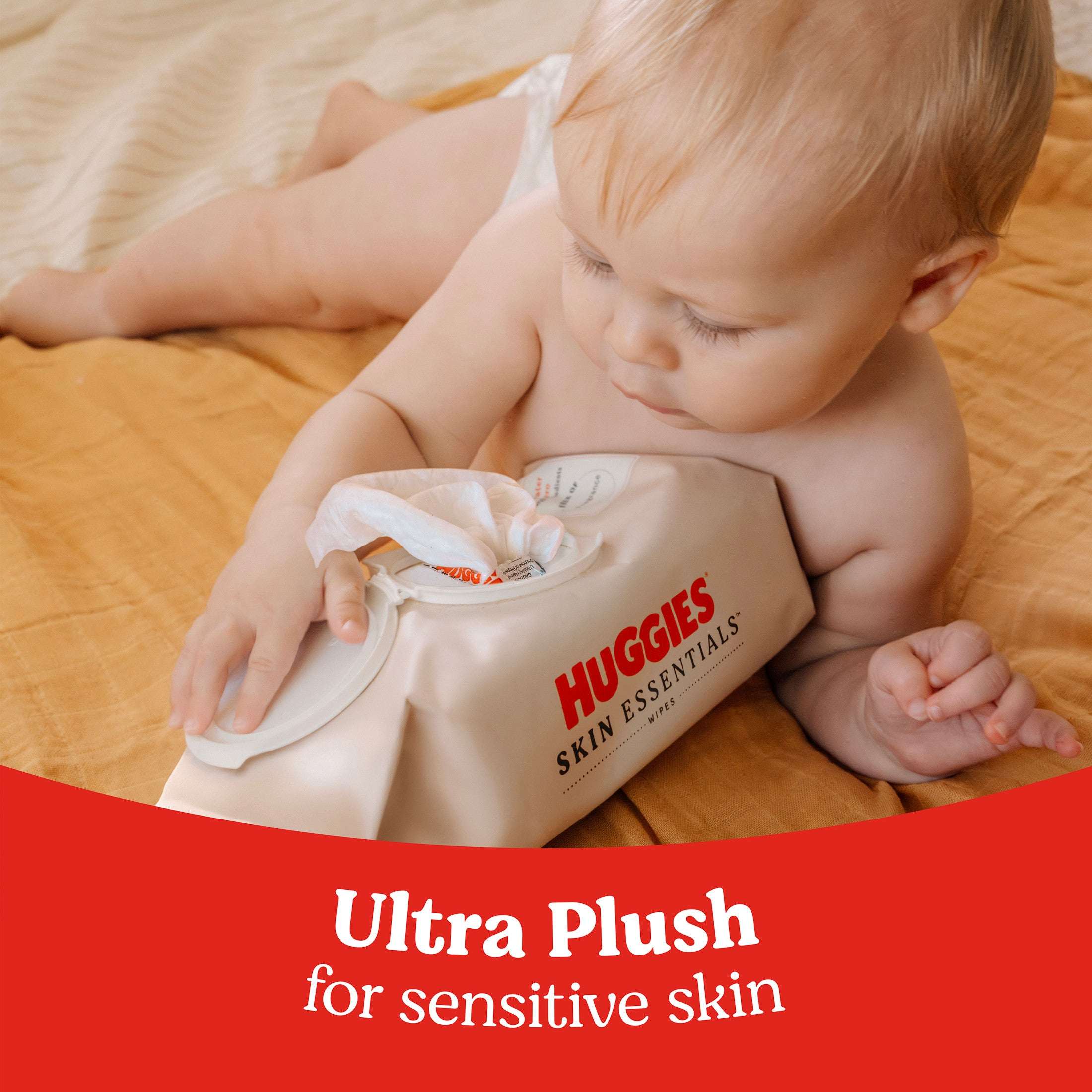Huggies Skin Essentials Baby Wipes, 1 Pack, 56 Count (Select for More)