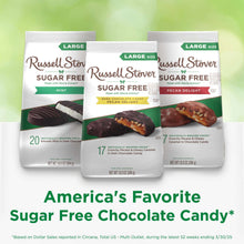 Multiple RUSSELL STOVER sugar free candy bags, large size, dark pecan delight
