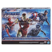 Marvel Avengers Titan Hero Series action figure box showing four character figures