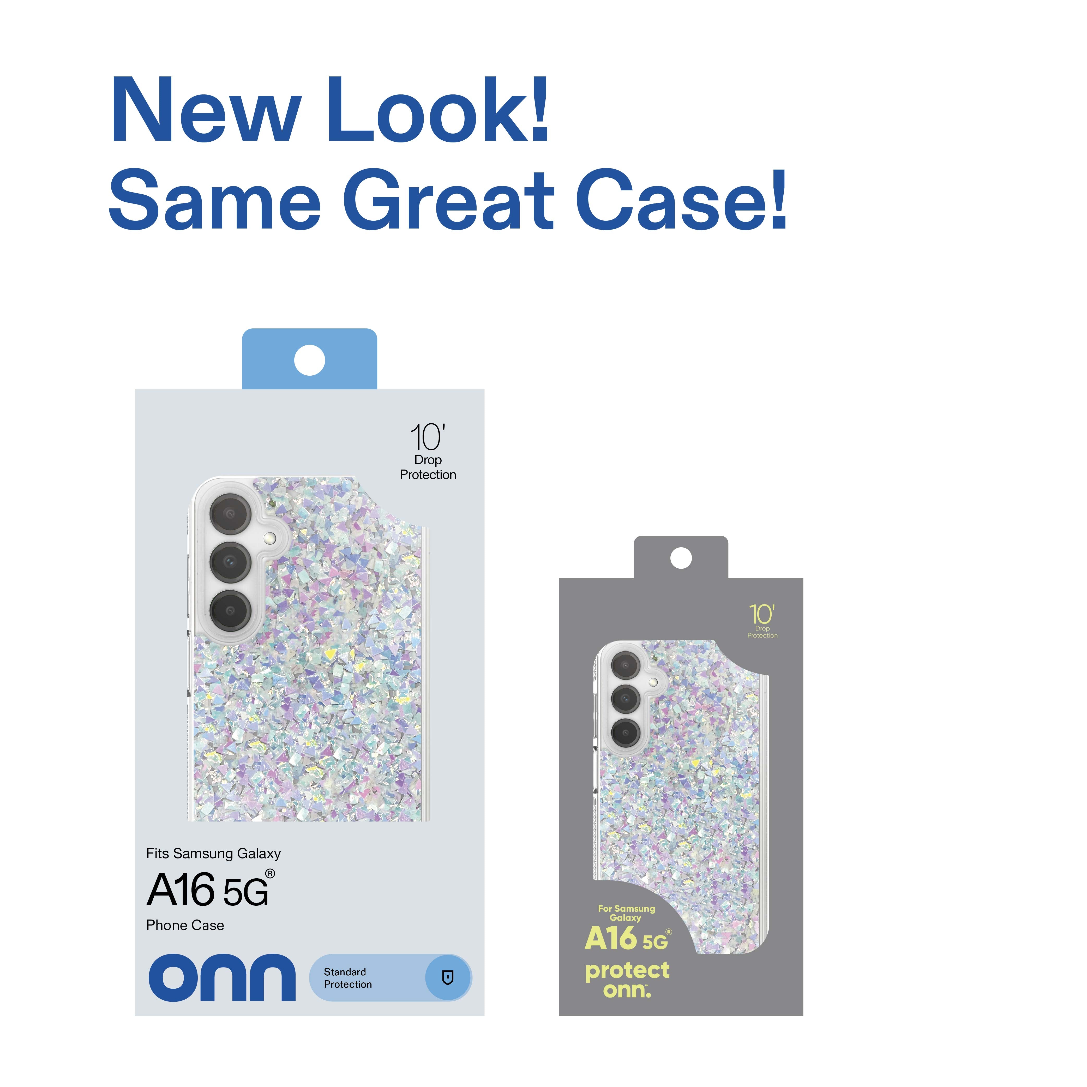 onn Phone Case for Samsung Galaxy A16 5G - Iridescent Glitter Fleck