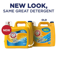 OxiClean detergent bottles comparison: new look same great detergent.