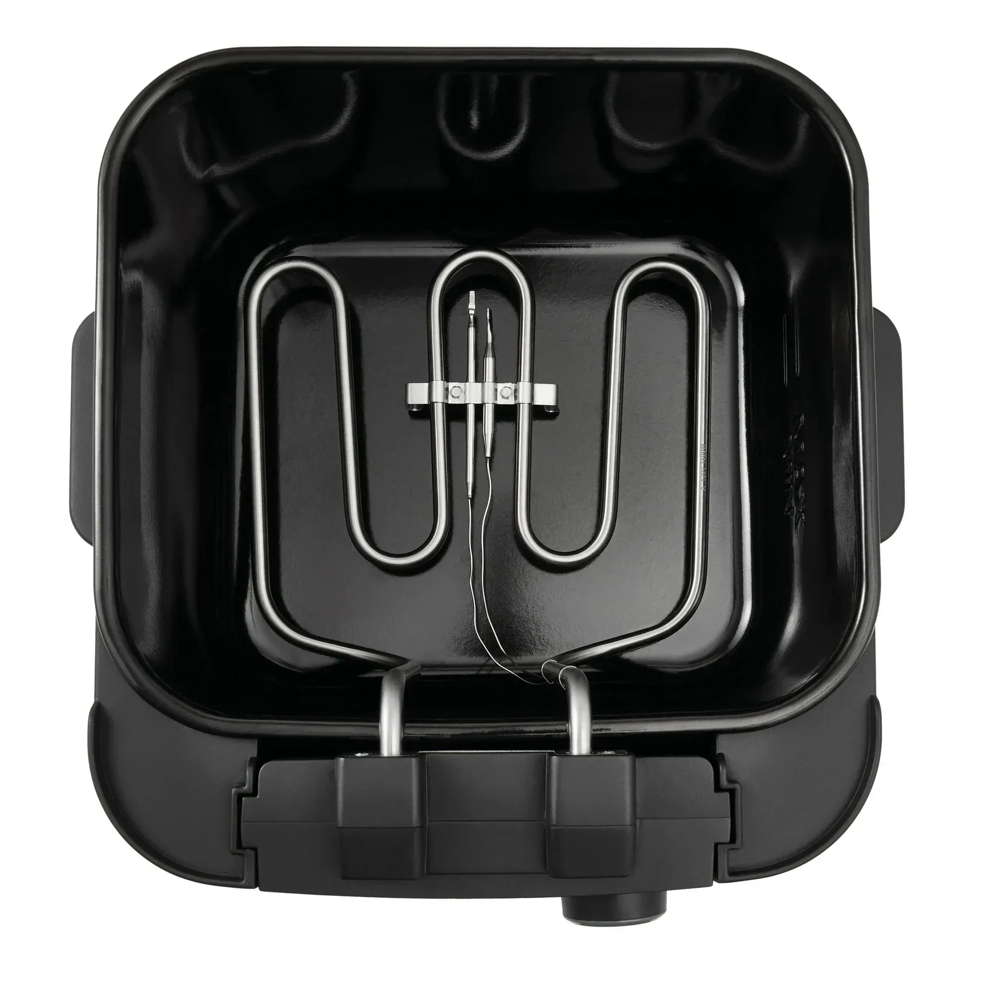 Mainstays 4L Electric Deep Fryer, Matte Black, Stainless Lid, 1800W
