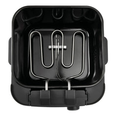 Mainstays 4L Electric Deep Fryer, Matte Black, Stainless Lid, 1800W - USA MEGA SHOP