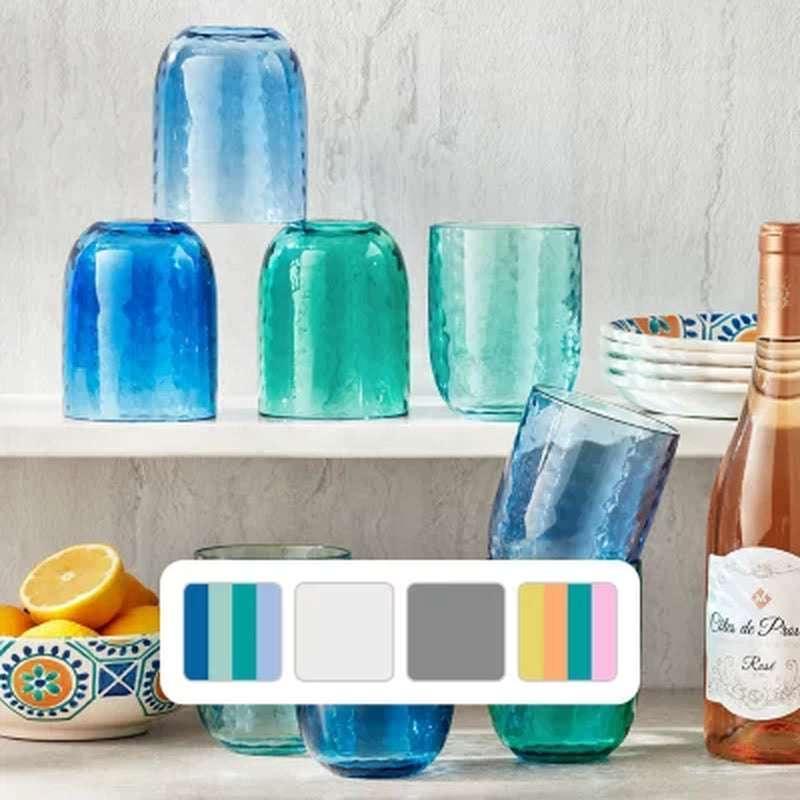 Member'S Mark Shatterproof 8-Piece Stemless Set (Assorted Colors)