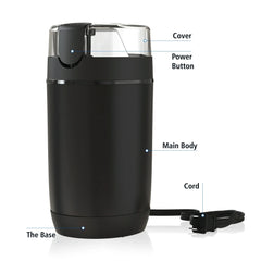 Mainstays Black Electric Coffee Grinder