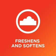 Dryer sheet freshens and softens icon