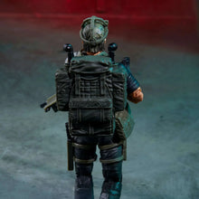 G.I. Joe Tunnel Rat action figure rear view with large backpack and utility straps
