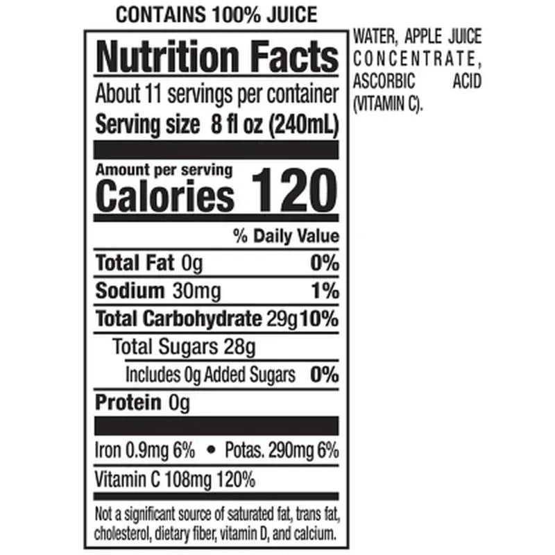 Mott'S 100% Apple Juice (86 Fl. Oz., 2 Pk.)
