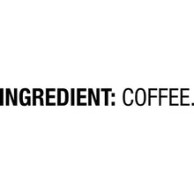 Ingredient label text: coffee on coffee pods box