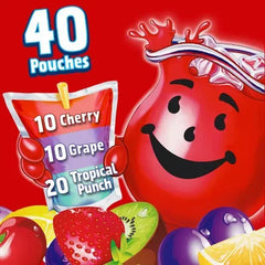 Kool-Aid Jammers Juice Pouches Variety Pack (6 Fl. Oz., 40 Pk.)