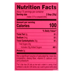 4C Raspberry Iced Tea Mix, 66.1 oz