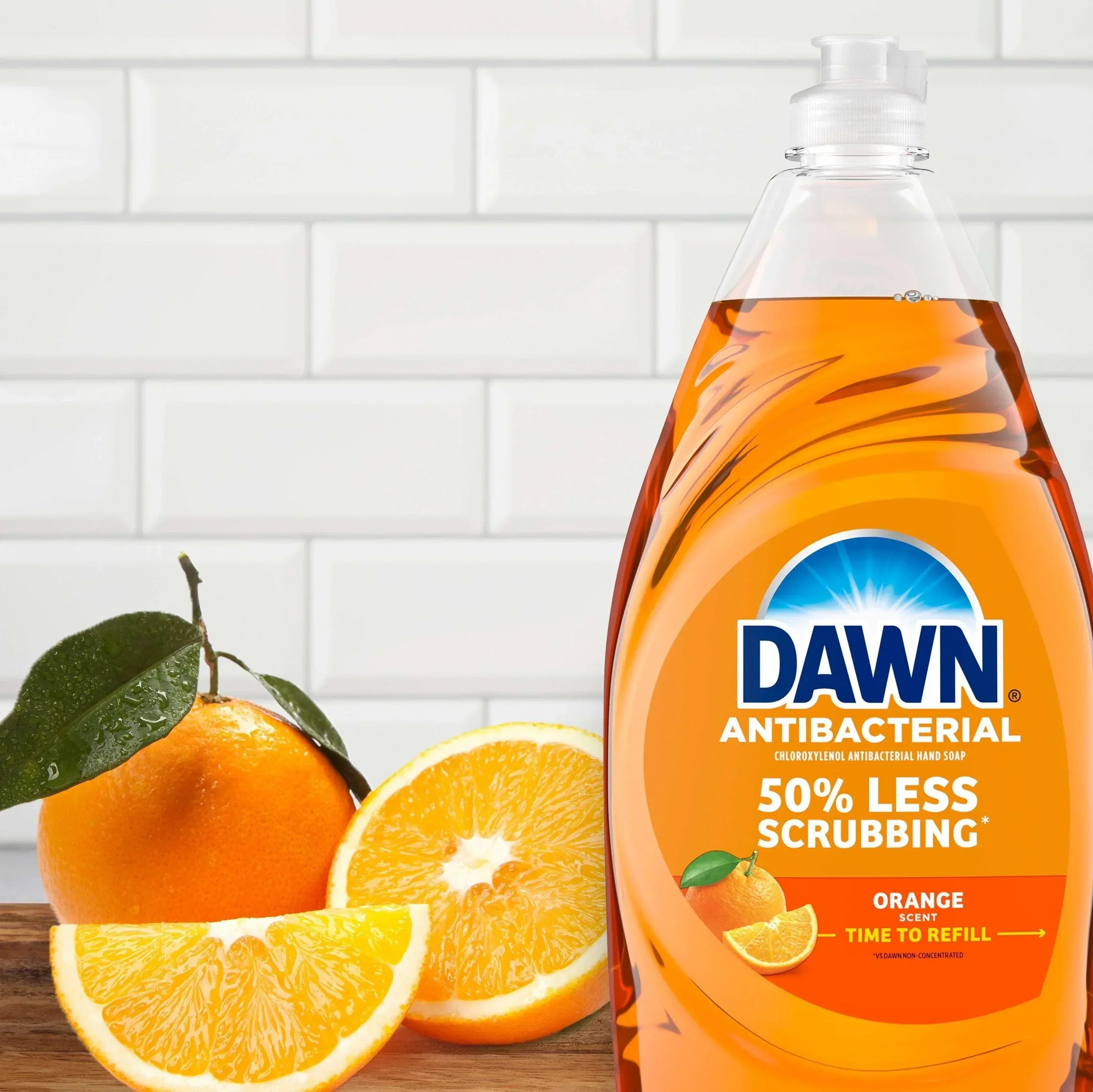 Dawn Ultra Antibacterial Hand Soap, Orange, 30.8 fl oz