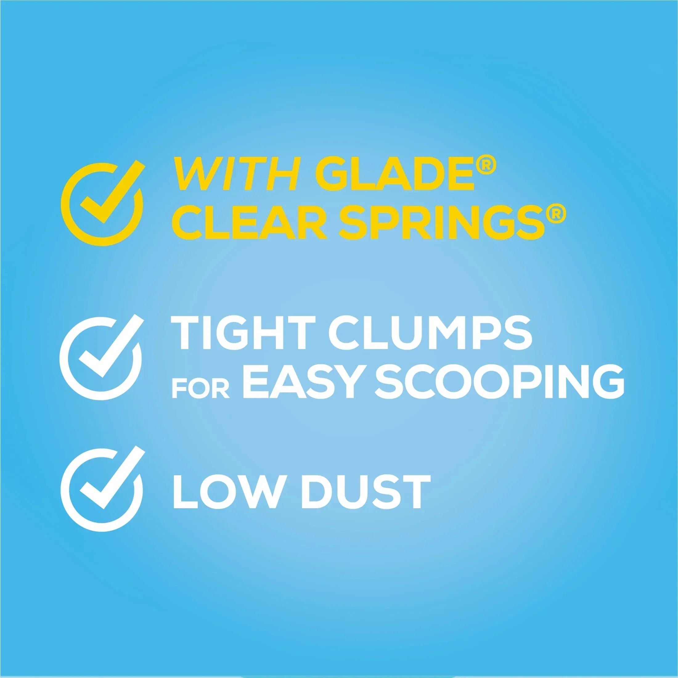 Purina Tidy Cats Clumping Cat Litter, Glade Clear Springs Deodorizing, Low Dust, 35 lb. Pail - USA MEGA SHOP