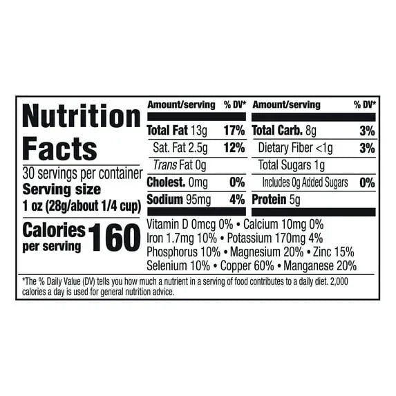 Great Value Deluxe Cashews, 30 oz