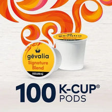 Gevalia Signature Blend K-Cup pods, 100 pods with two capsule cups shown