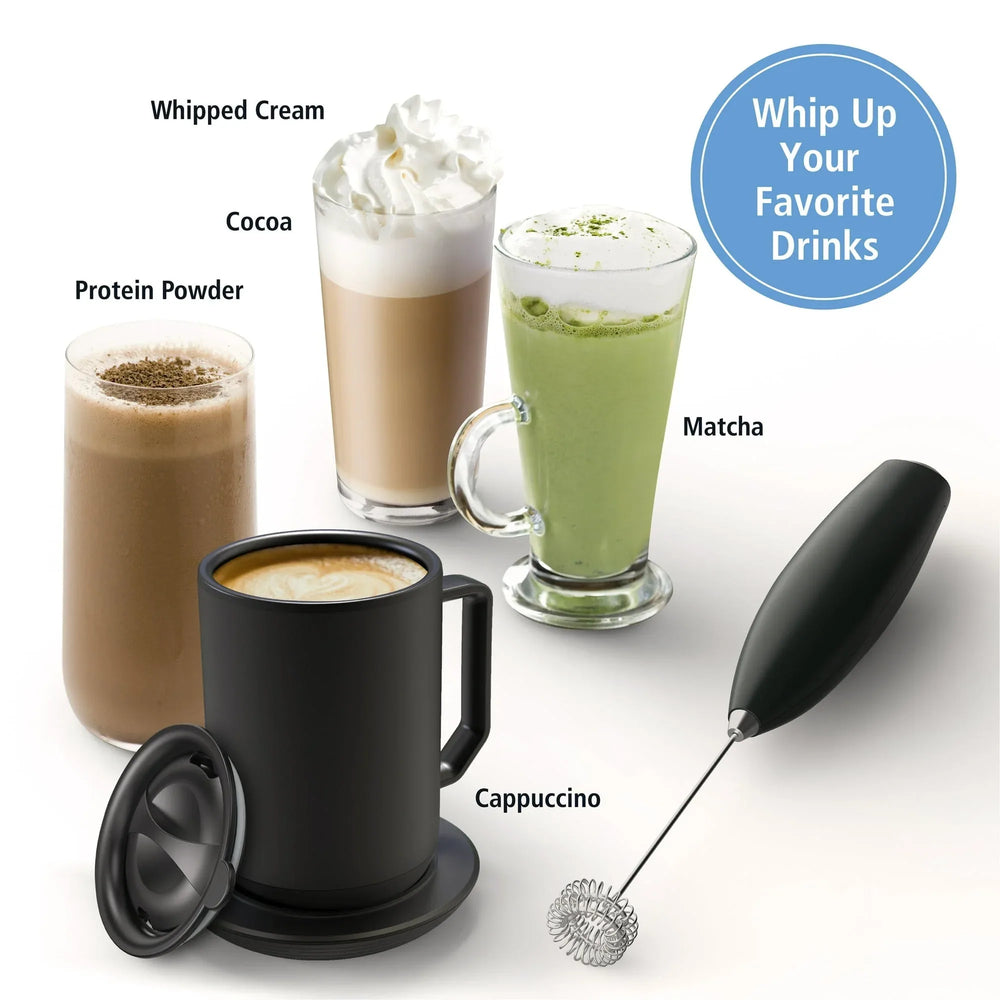 Mainstays Milk Frother, Battery-Powered Handheld Milk Frother Wand - USA MEGA SHOP