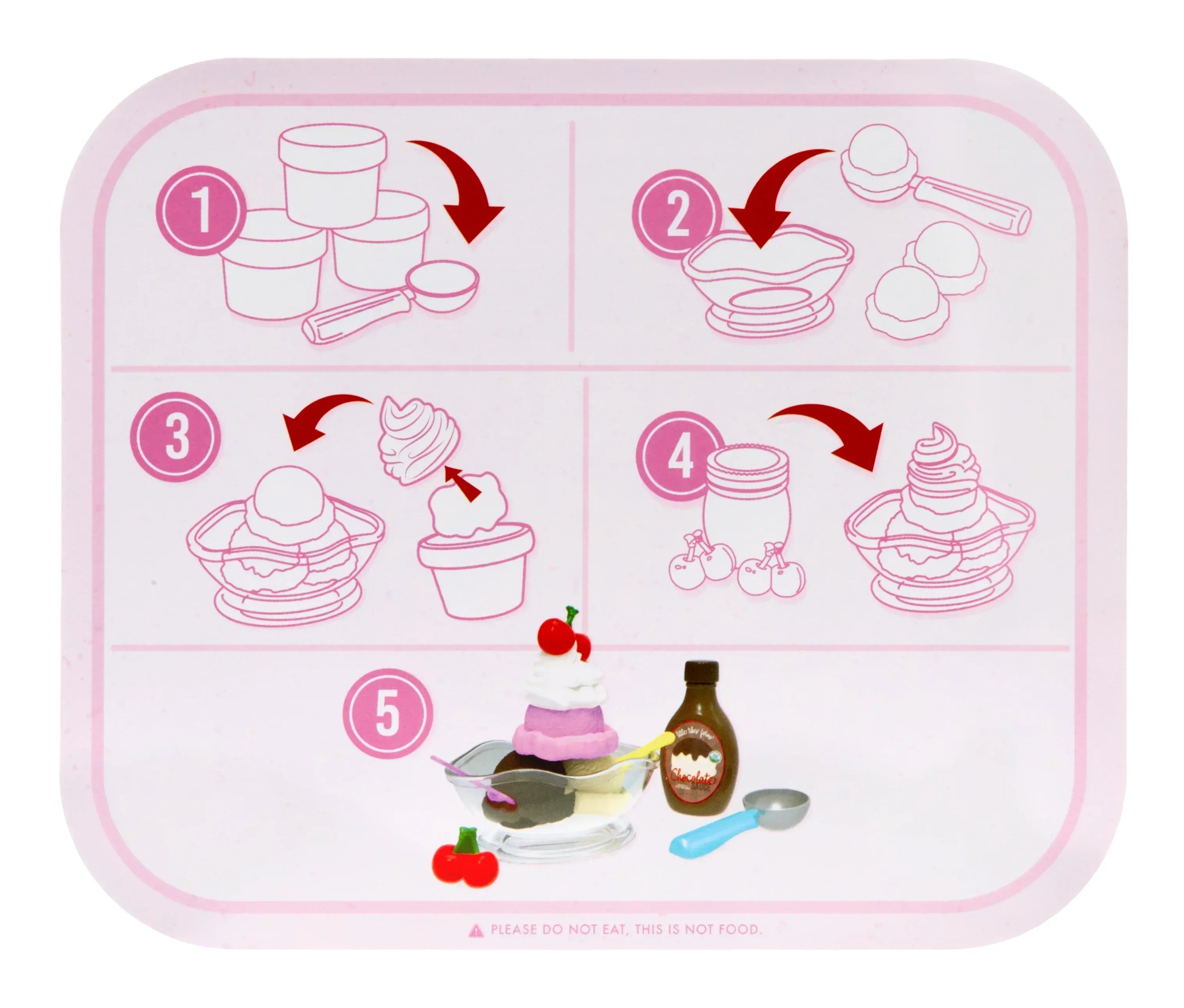 Little Tikes Creative Chefs Ice Cream Kit with Make-It Mix Play Sand, 20 Accessories, Realistic Pretend Play Set, Boys, Girls, Ages 3+ - USA MEGA SHOP