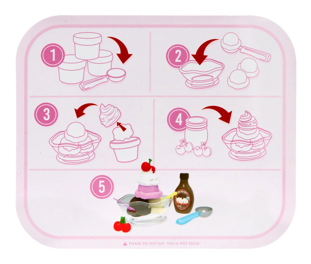 Little Tikes Creative Chefs Ice Cream Kit with Make-It Mix Play Sand, 20 Accessories, Realistic Pretend Play Set, Boys, Girls, Ages 3+ - USA MEGA SHOP