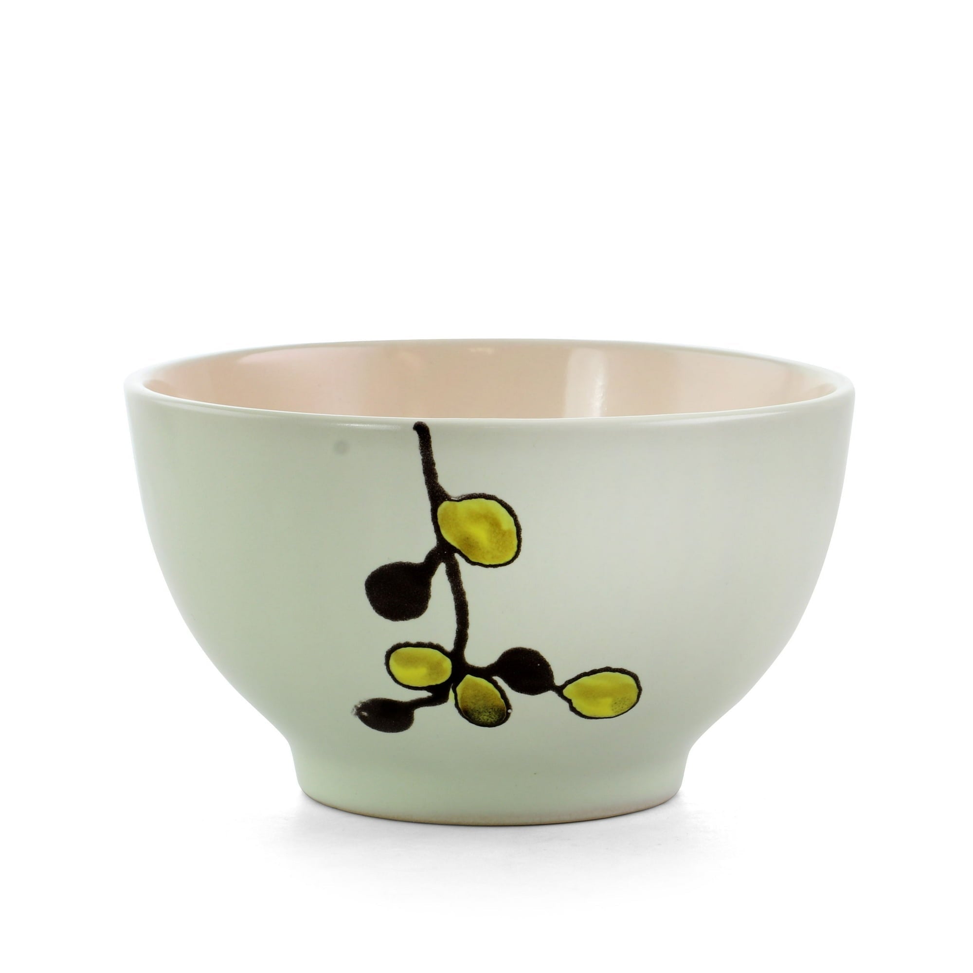 Elama Retro Bloom 16 Piece Round Stoneware Dinnerware Set in Green