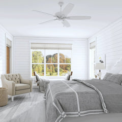 Mainstays 60in White Traditional Indoor Outdoor Ceiling Fan