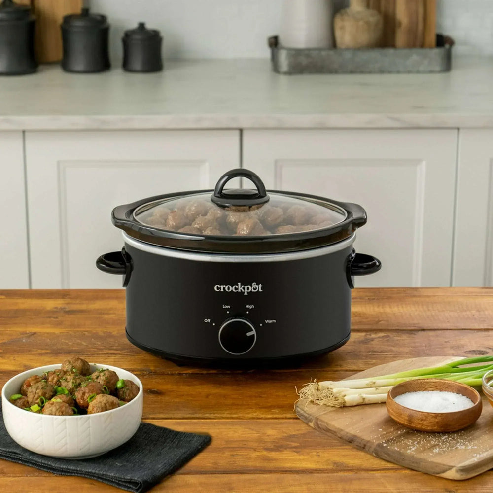 Crock-Pot® 4-Quart Classic Slow Cooker, Black - USA MEGA SHOP