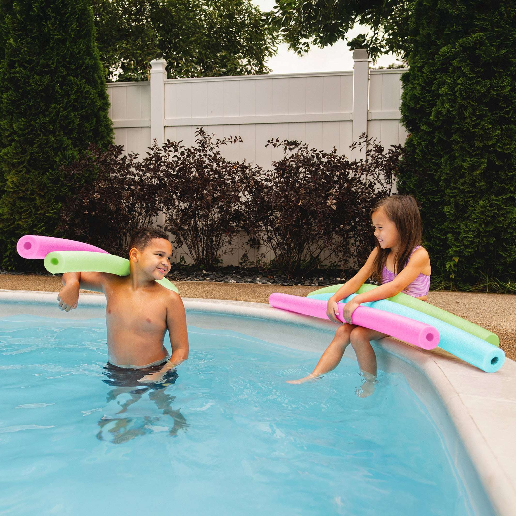 (8 pack) Big Joe Swim Pool Noodle (Single Unit), Green, 50 inches long