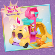 Disney Junior SuperKitties Purr ’N’ Go playset in box with lights and sounds