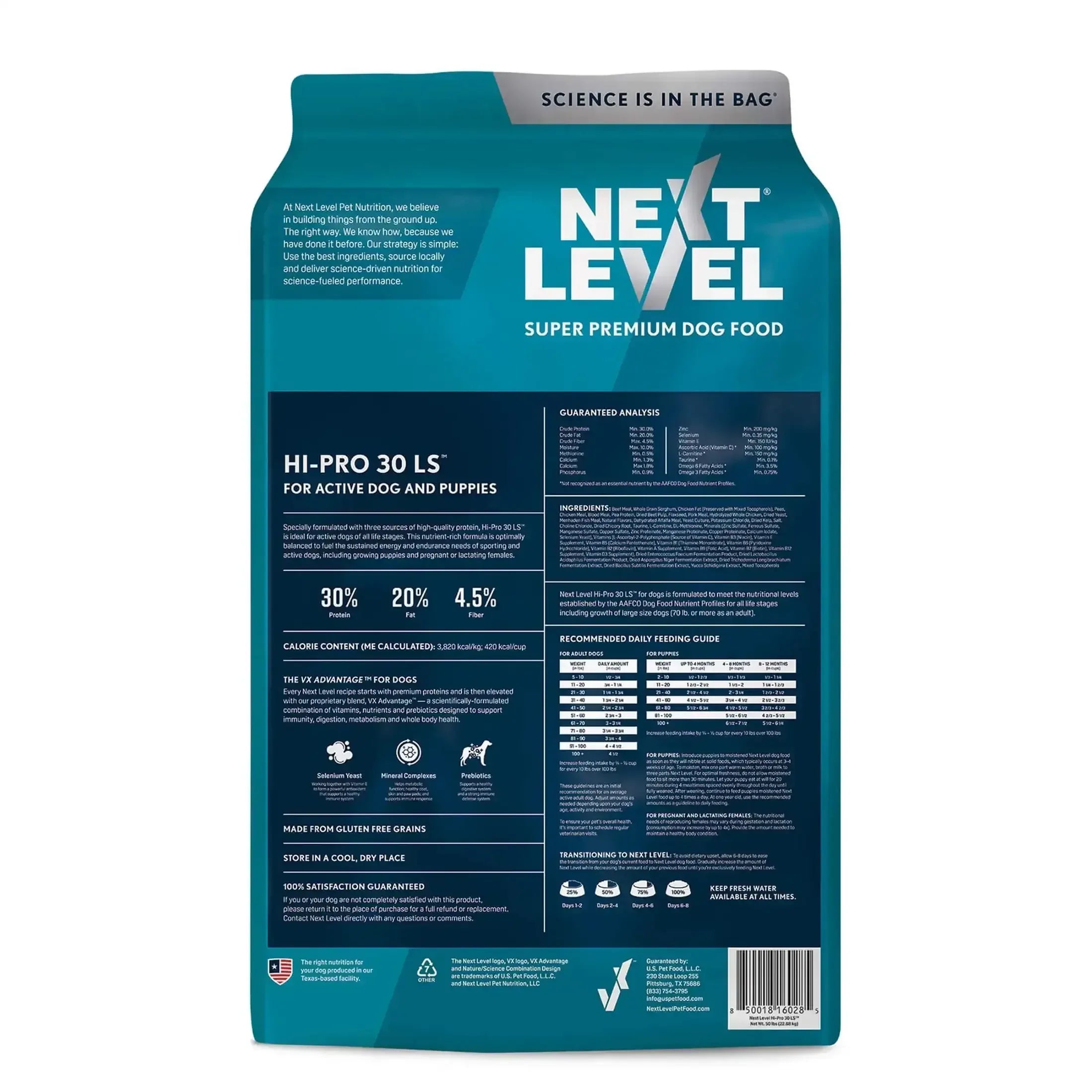 Next Level Hi-Pro 30 LS Dry Dog Food