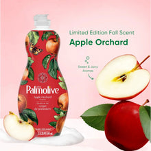 Palmolive Ultra liquid dish soap bottle with Apple Orchard label and flip-top cap