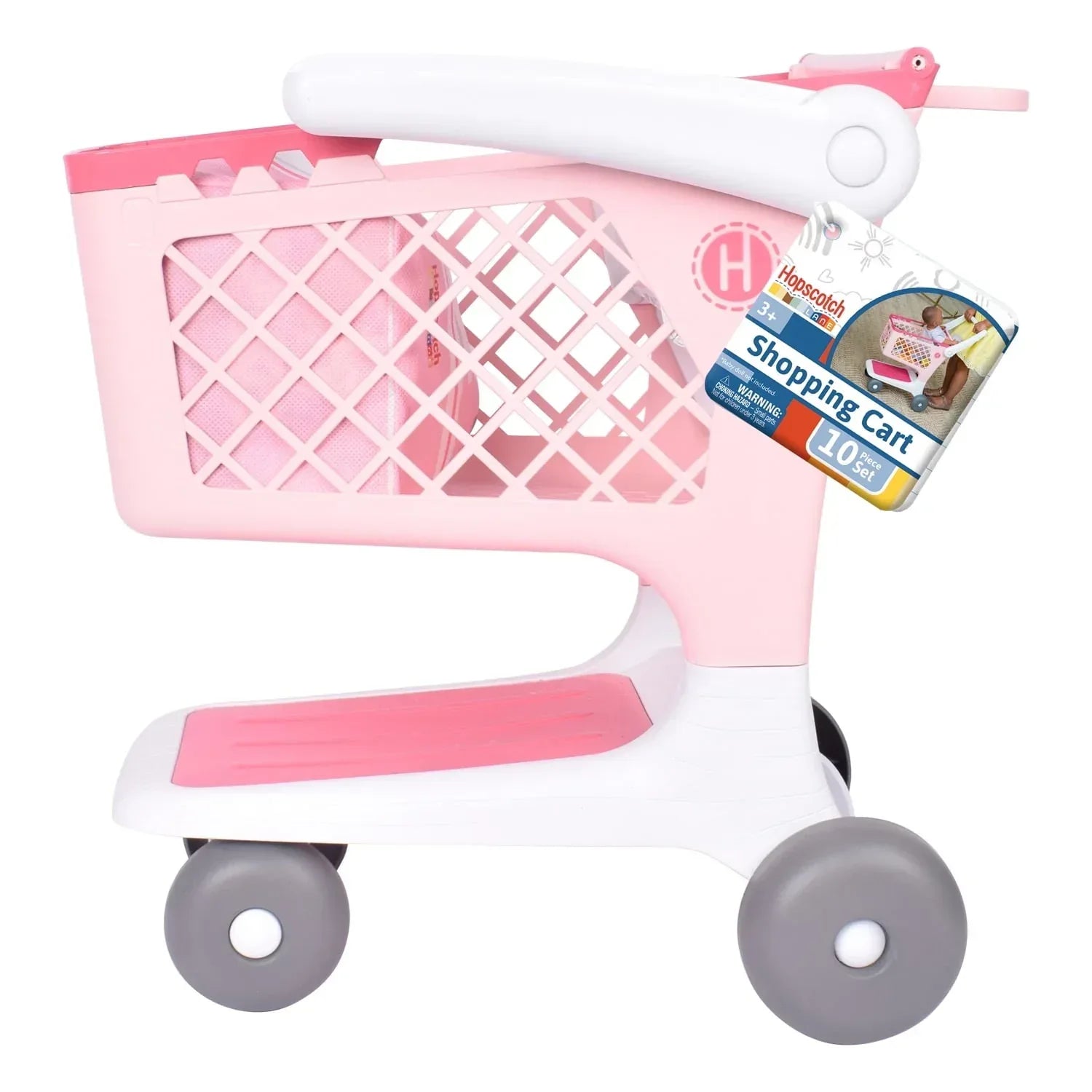 Hopscotch Lane My Baby Doll's Shopping Cart, Baby Doll Accessory-10 Play Pieces, Children Ages 2+ - USA MEGA SHOP