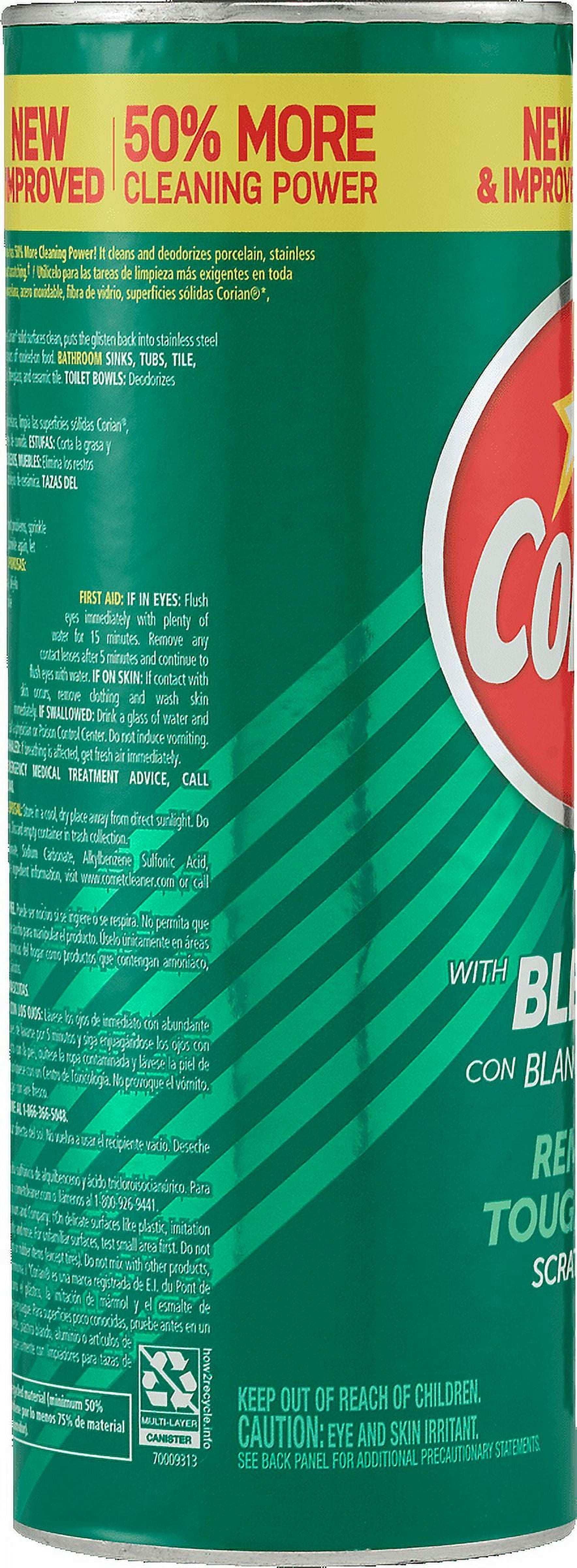 Comet Multipurpose Cleaning Powder with Bleach, 21 oz - USA MEGA SHOP
