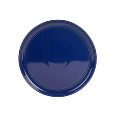 10 Strawberry Street Double Line 16 Piece Stoneware Dinnerware Set, Cobalt Blue