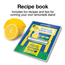 Recipe book for Alex’s Lemonade Stand electric citrus juicer with lemons on cover