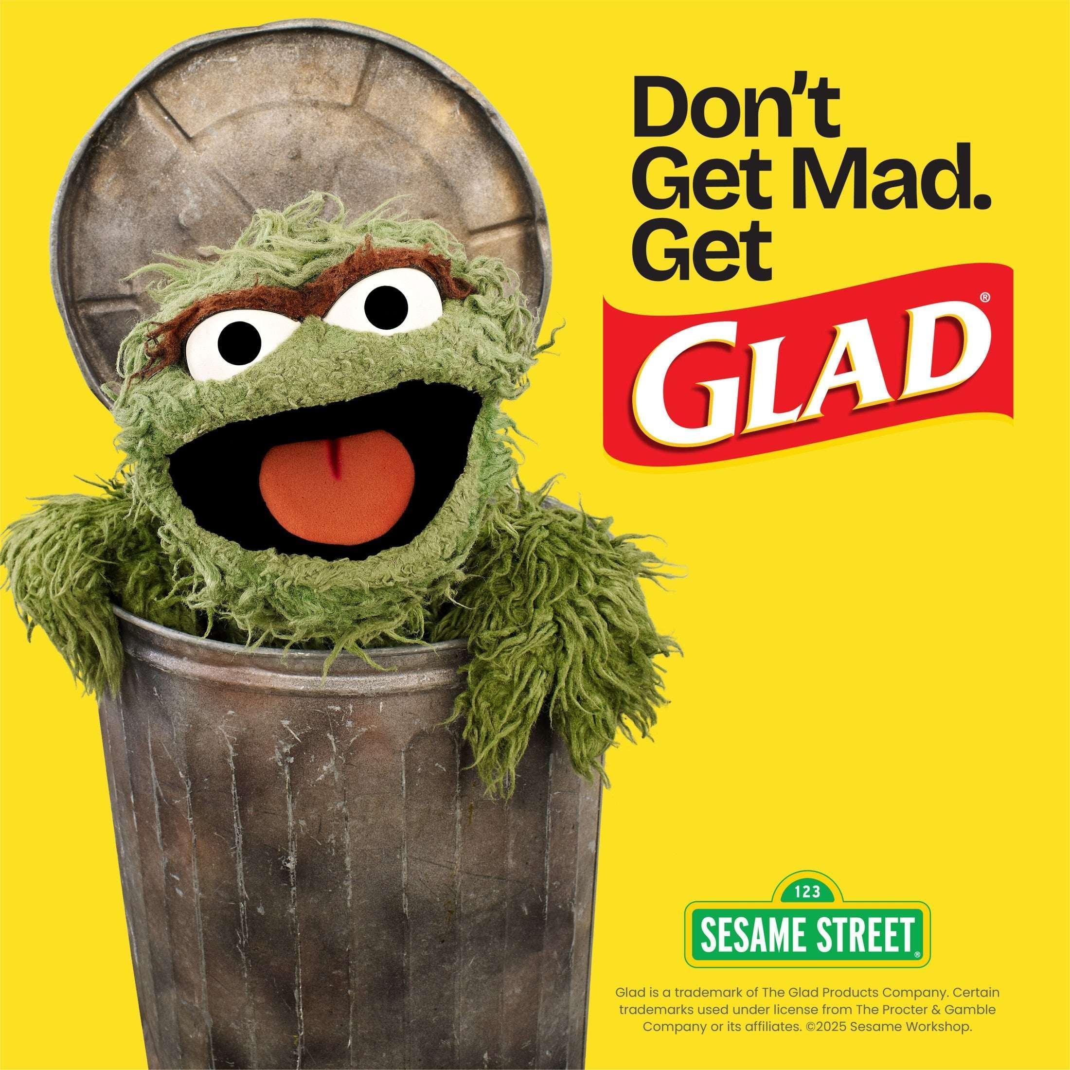 Glad ForceFlex Tall Kitchen Drawstring Trash Bags, 13 Gallon, Fragrance Free, 40 Count